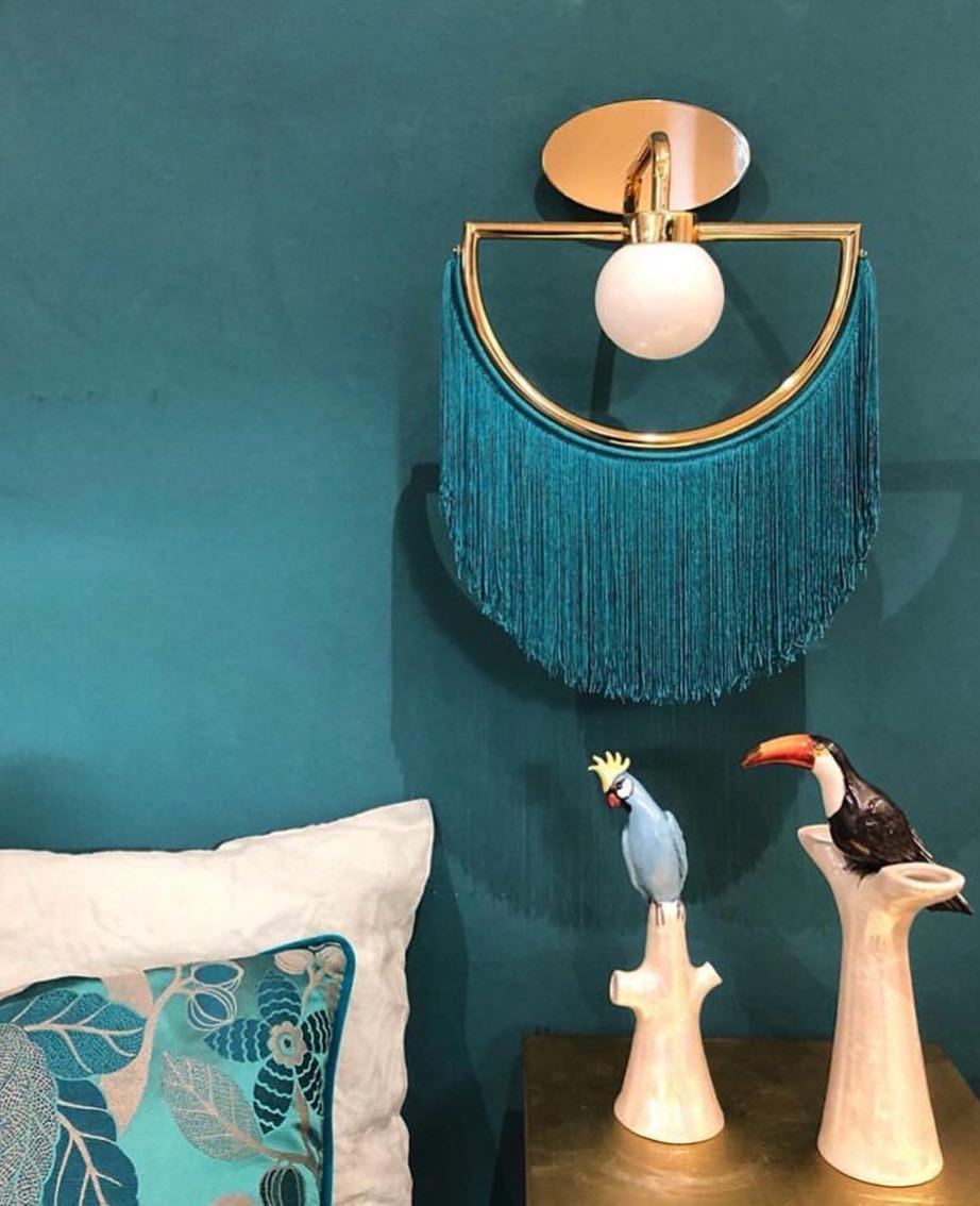 Wink aplique de pared con borlas