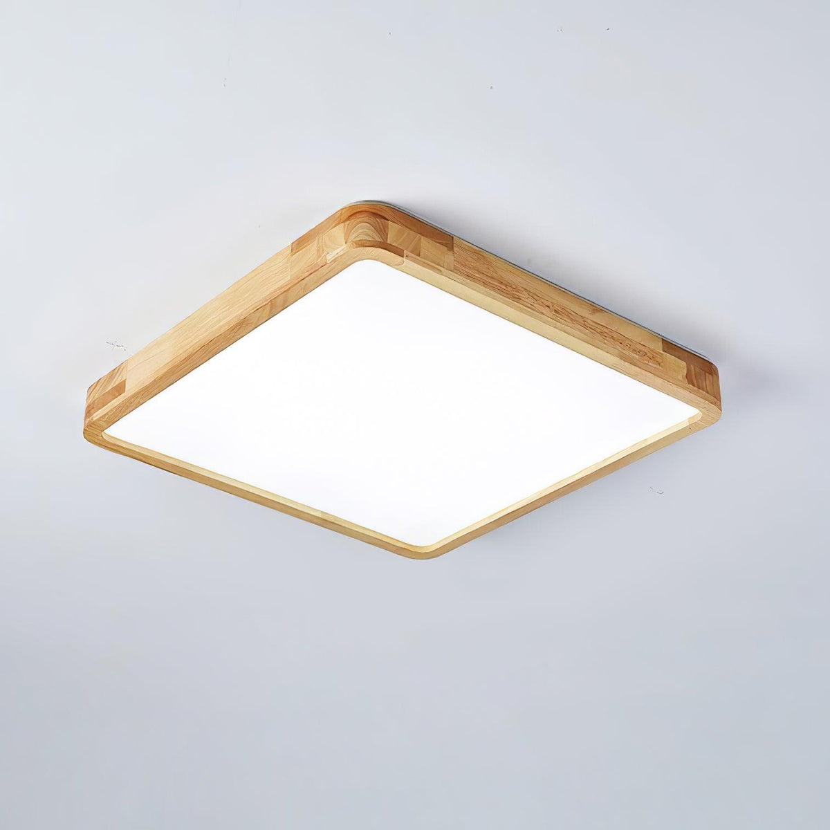 Aldalaya lámpara de techo Geométrica LED de madera
