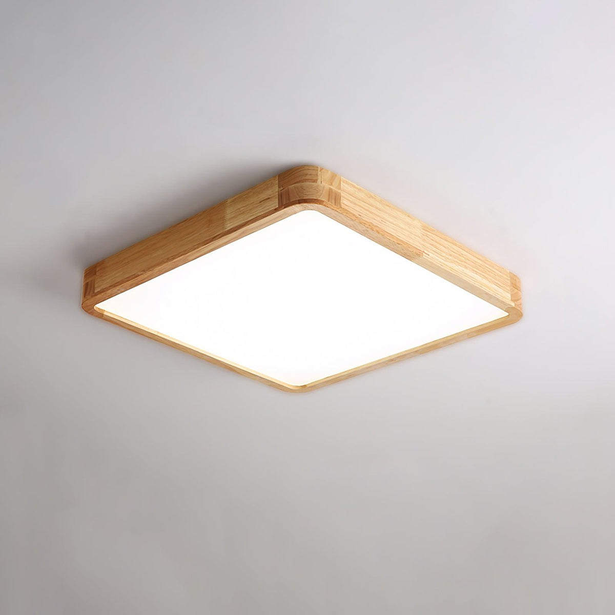 Aldalaya lámpara de techo Geométrica LED de madera