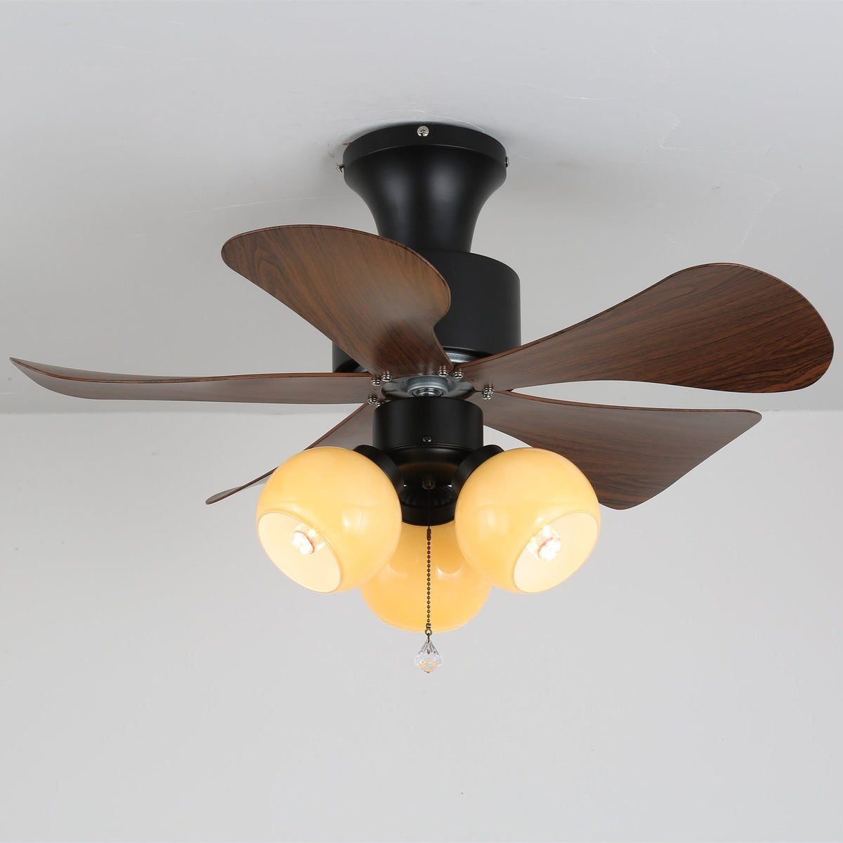 Rinania ventilador de techo con luz Vintage de madera