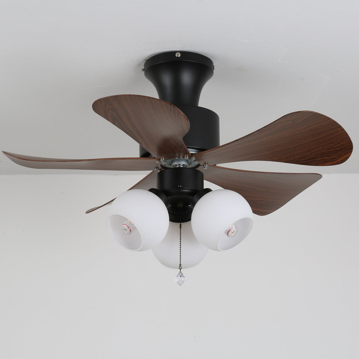 Rinania ventilador de techo con luz Vintage de madera