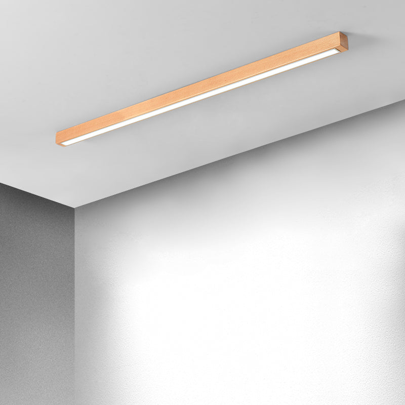 Arisha Moderna Lineal Madera/Acrílico Lámpara de Techo Madera