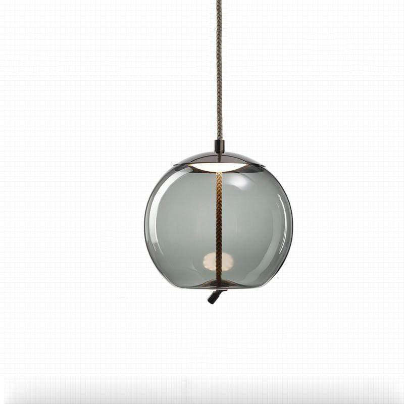 Valentina Moderna Geométrica Metal/Vidrio Lámpara Colgante Gris/Amarillo