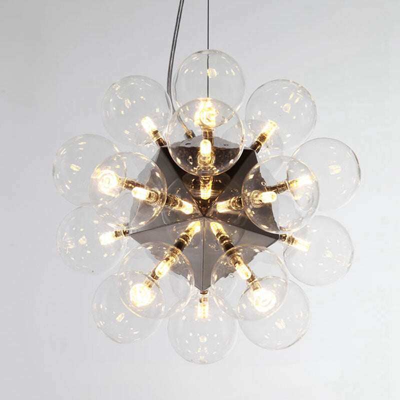 Silva Moderno LED Lámpara Colgante Metal/Vidrio Salón/Cocina