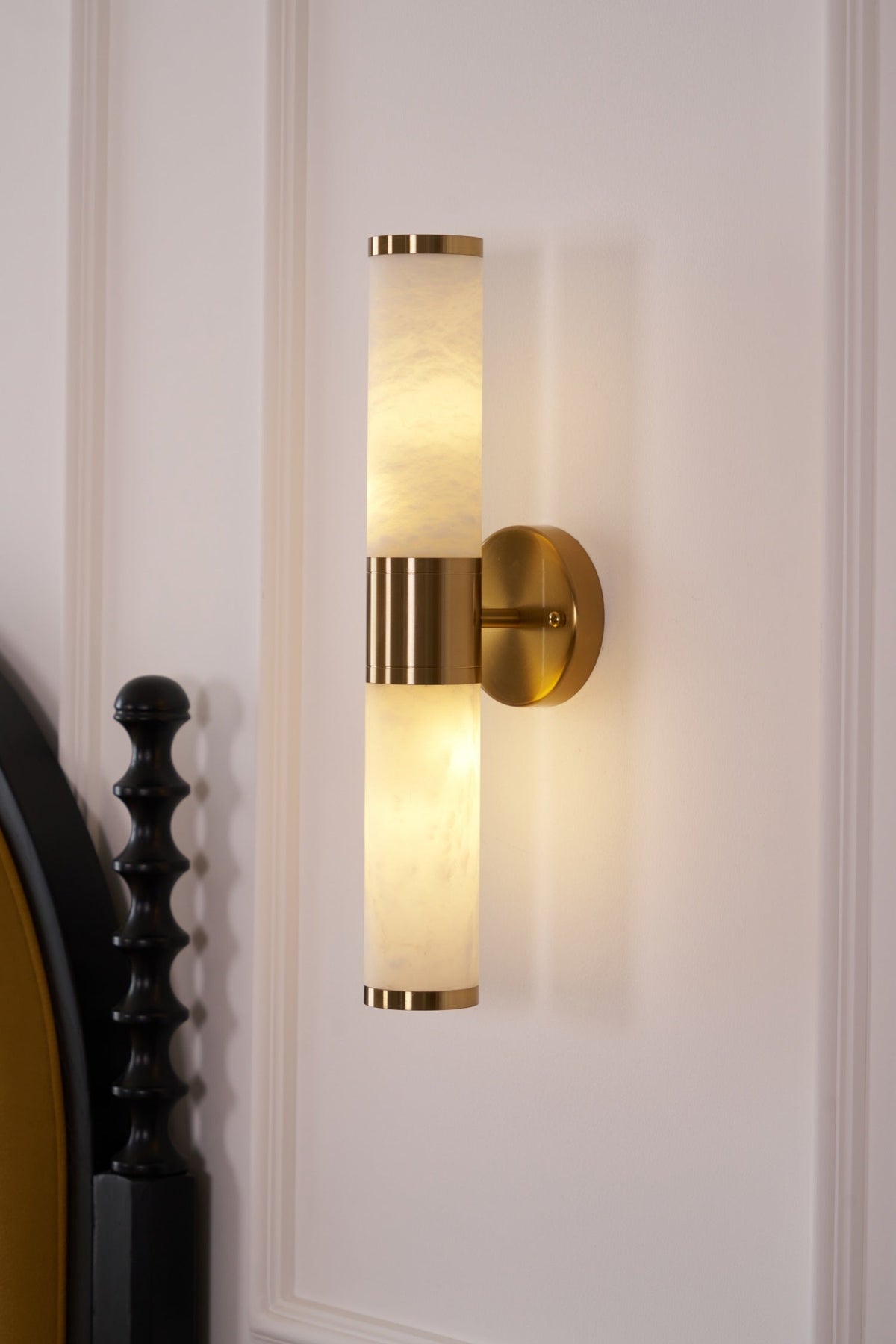 Tira aplique de pared minimalista alabastro