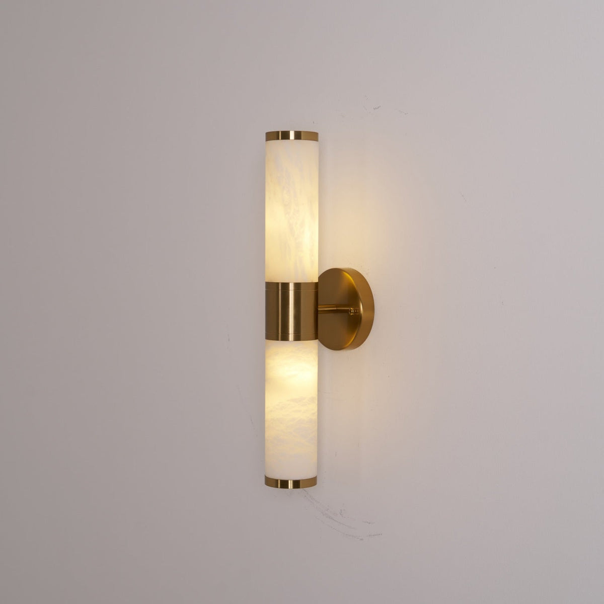 Tira aplique de pared minimalista alabastro