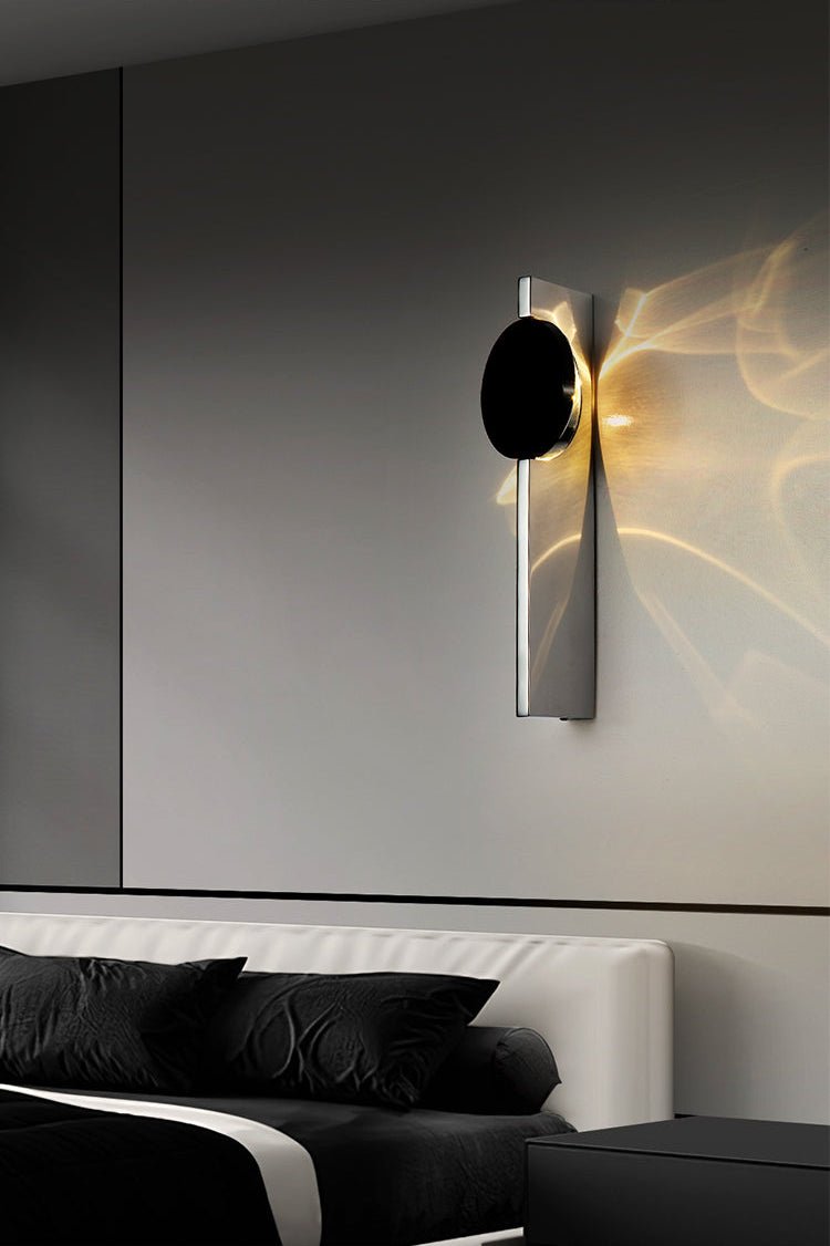 Pethr aplique de pared onda minimalista de acero