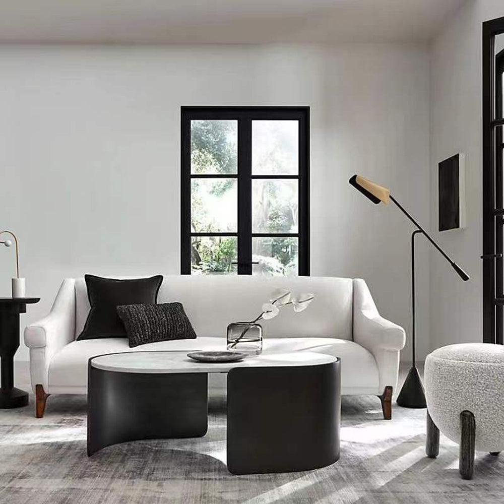 Mira Moderna Minimalista Metal Lámpara de Pie Negra