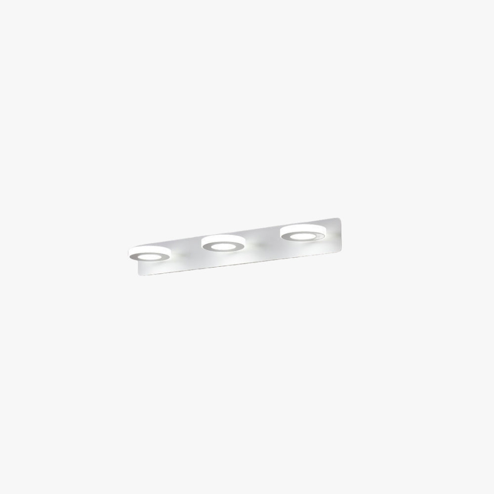 Arisha Minimalista Redondo Metal/Acrílico Aplique de Pared Blanco