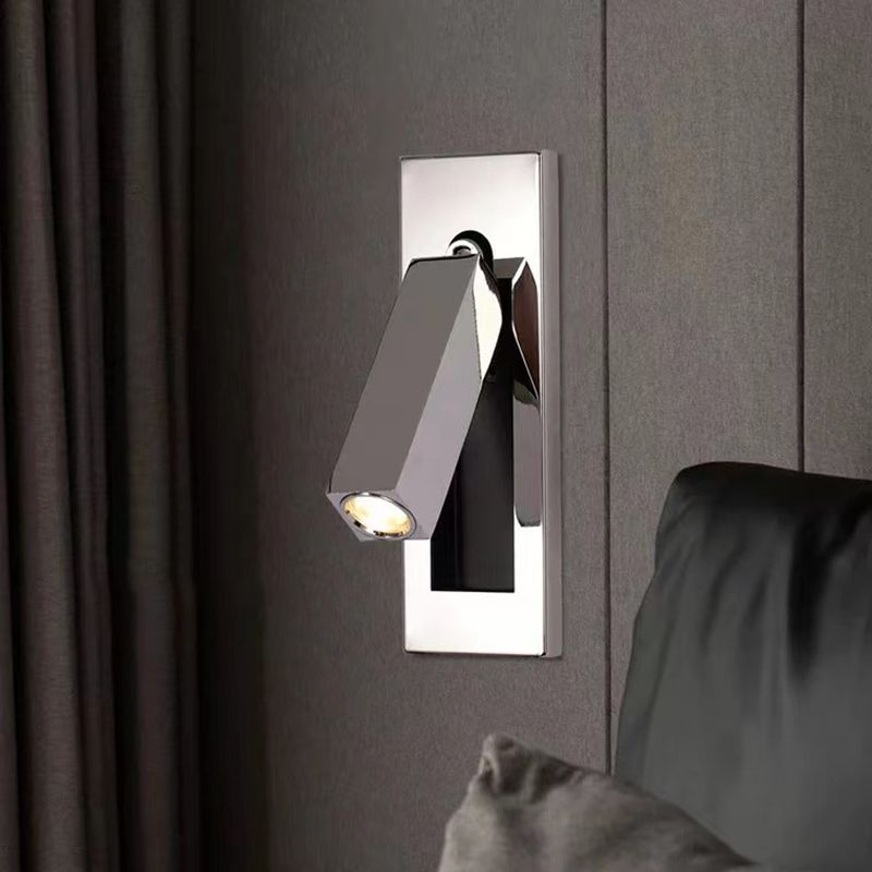 Ray Moderno LED Linterna de Pared Negro/Plata/Oro/Níquel Salón/Dormitorio Metal 15CM Largo