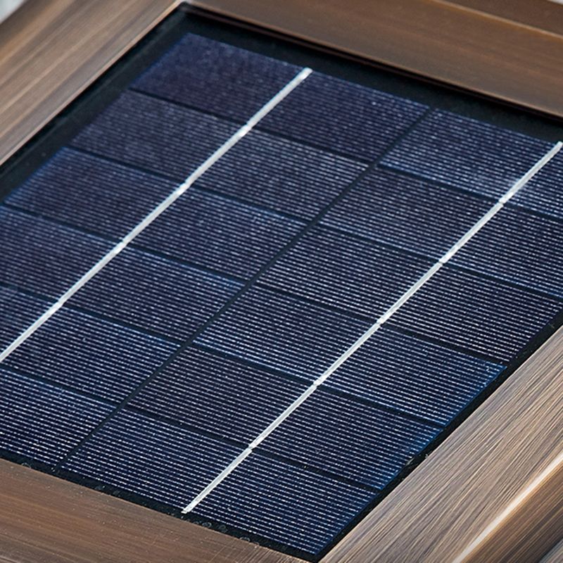 Ray Moderna Lámpara Exterior Cubo Metal Patio Jardín
