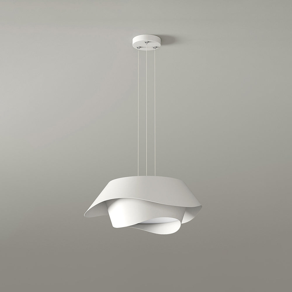 Arisha Moderna Diseño Minimalista Metal Lámpara Colgante Blanca