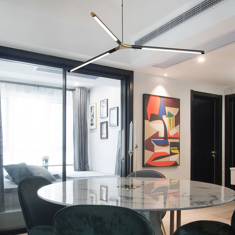 Arisha Creativo Metal Acrílico Acrílico Lámparas de Araña Salón Dormitorio
