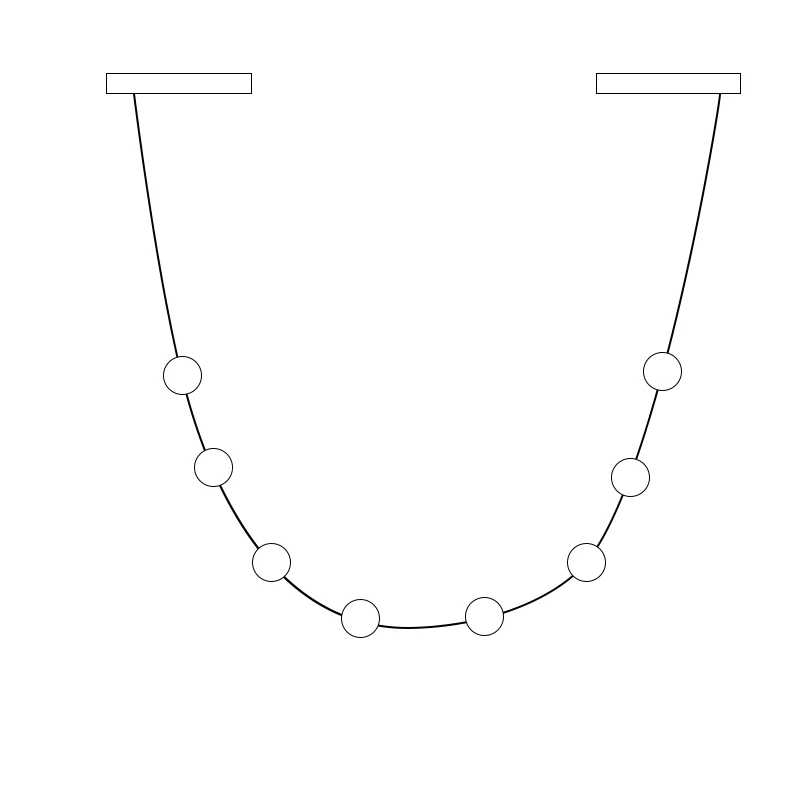 Flexura lámpara colgante modular con carril ajustable