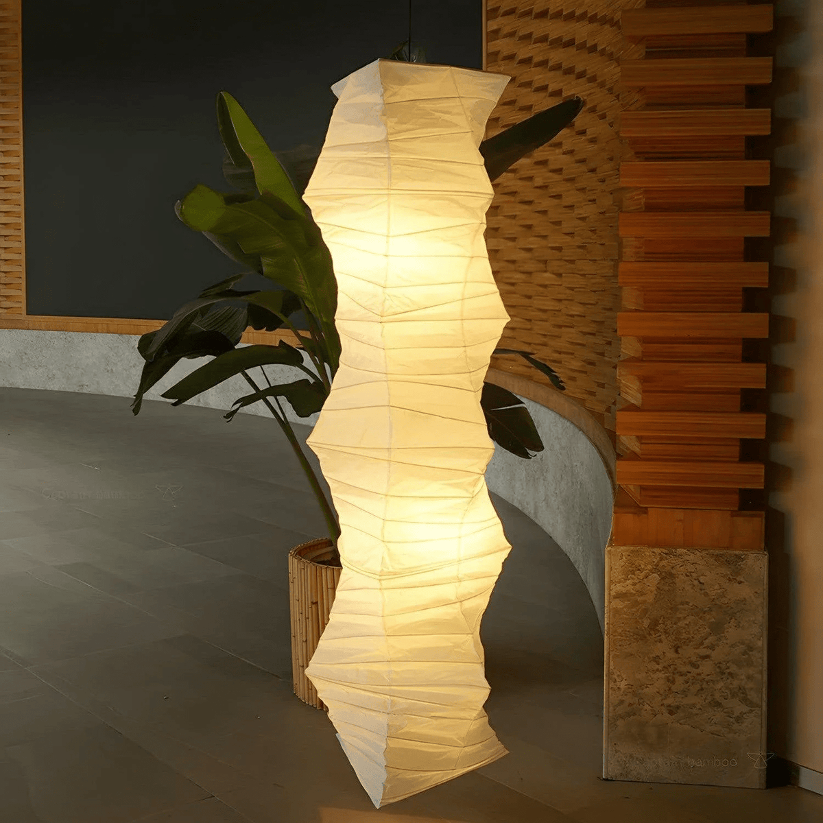 Piaeenne lámpara colgante moderna de papel