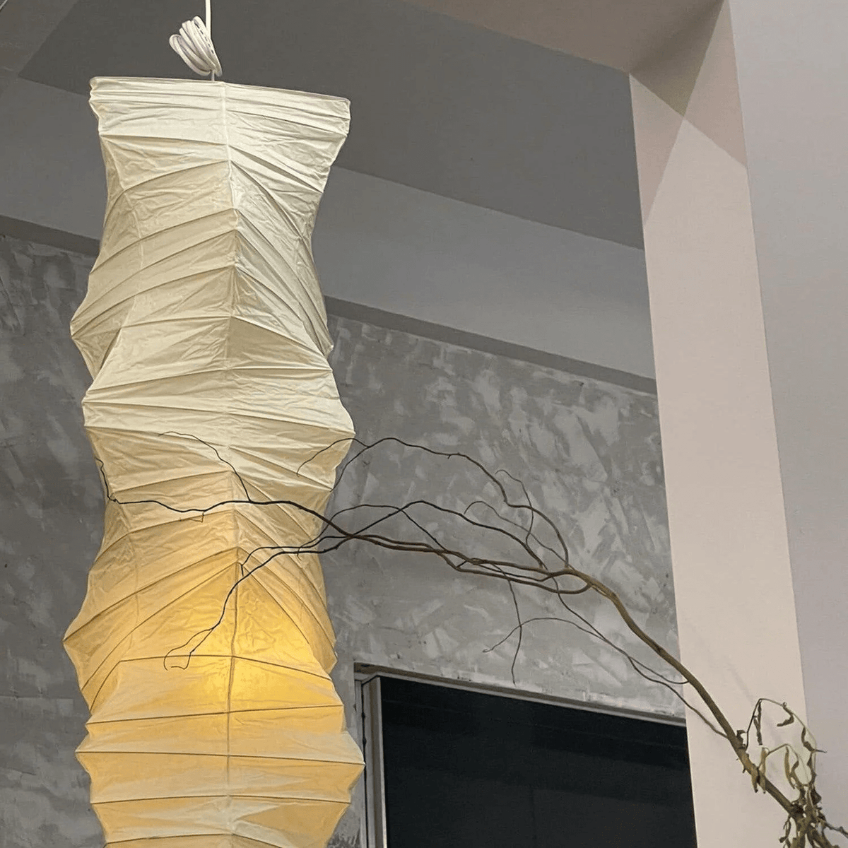 Piaeenne lámpara colgante moderna de papel