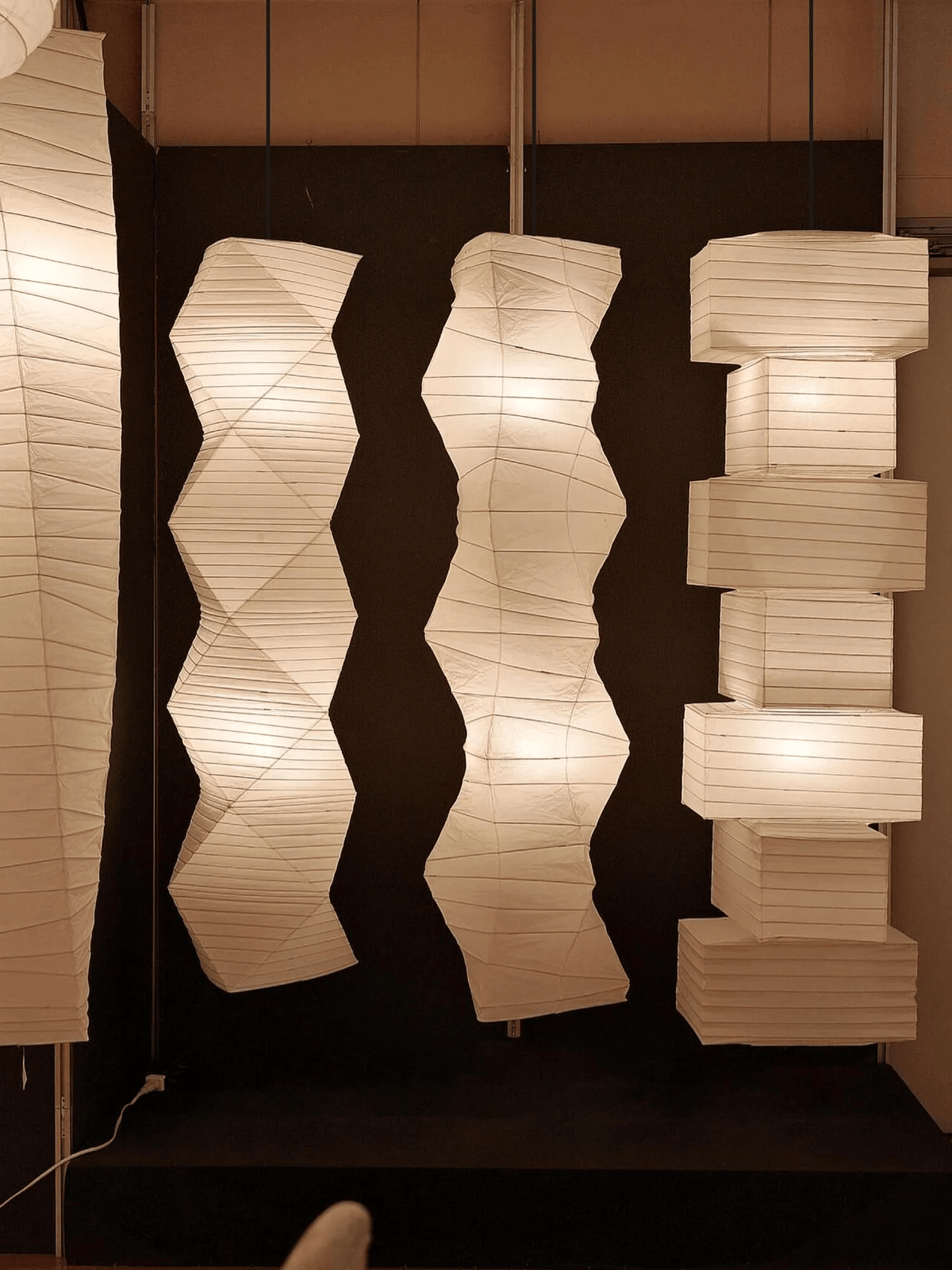 Piaeenne lámpara colgante moderna de papel