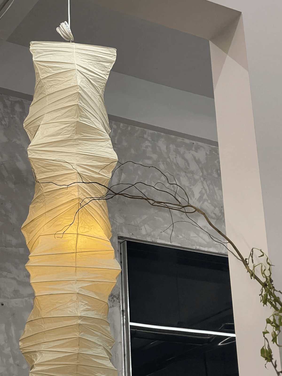 Piaeenne lámpara colgante moderna de papel