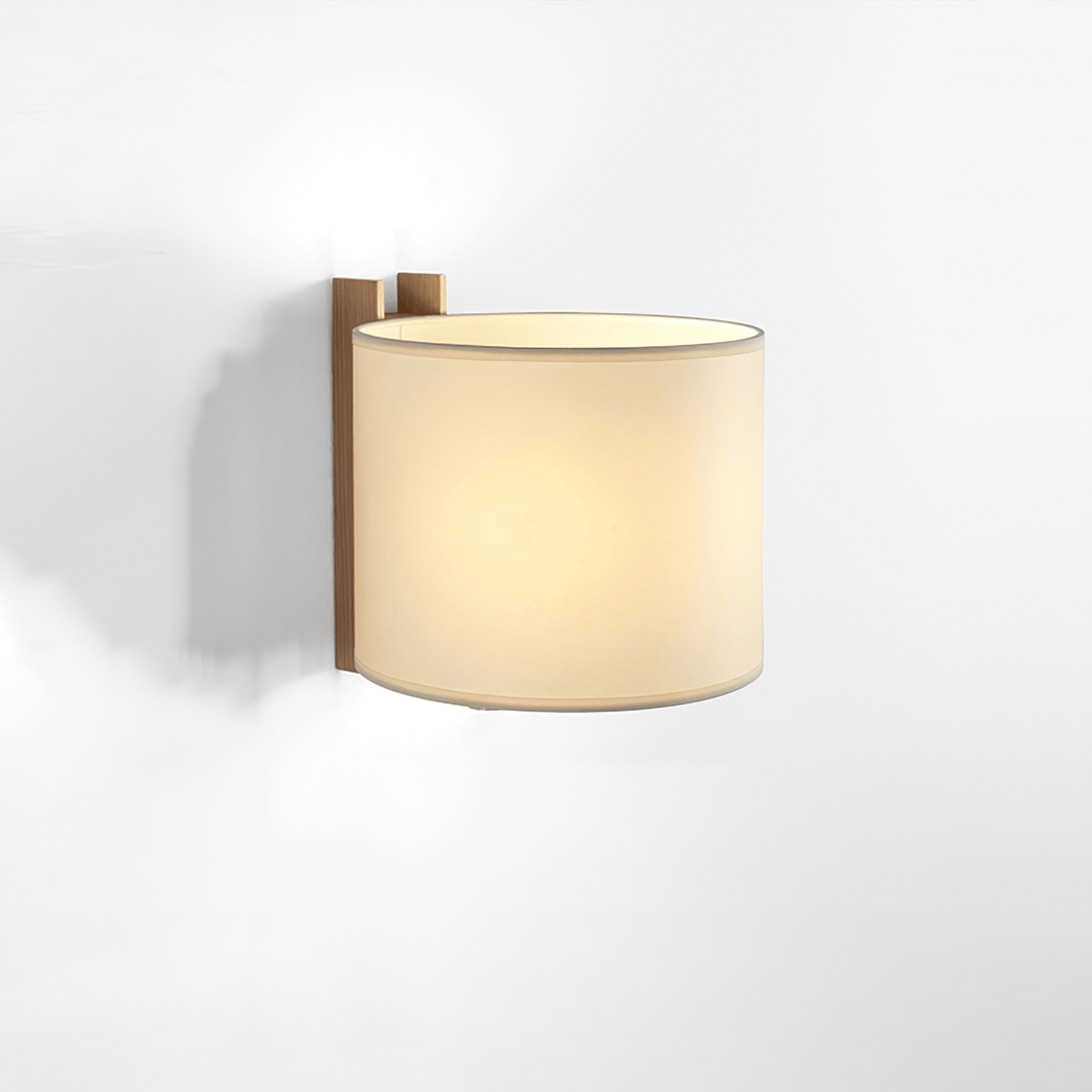Mirarenne aplique de pared minimalista con pantalla de tejido