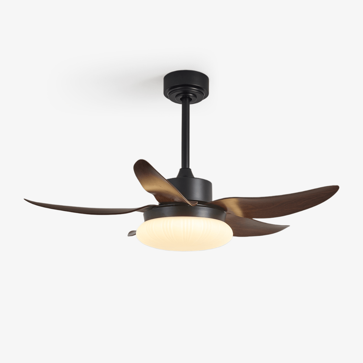 Zerith ventilador de techo con luz moderno de madera