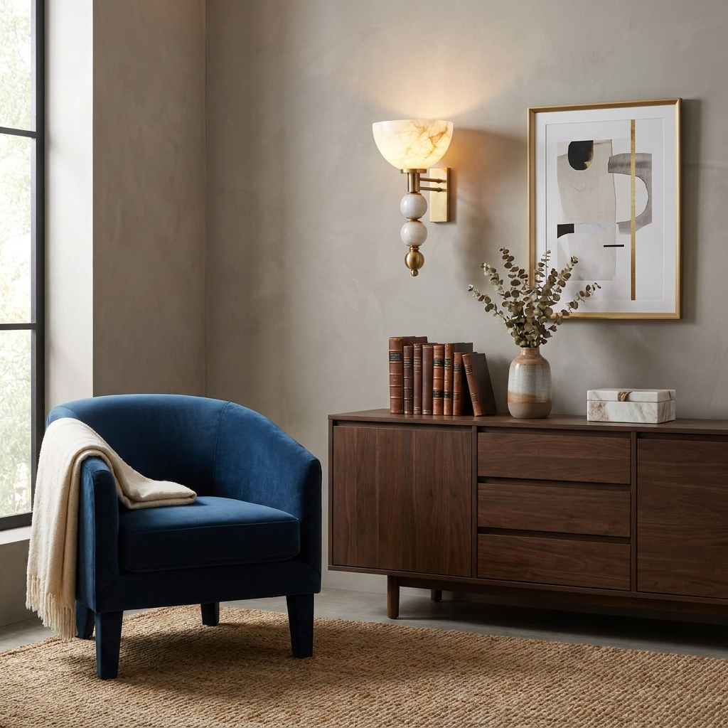 Aplique de alabastro Loxhurst