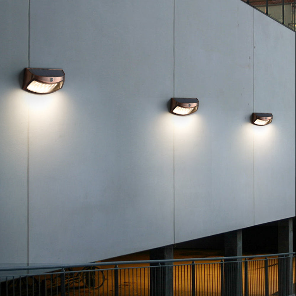 Ray Diseño Rectangular Metal Acrílico Aplique Exterior