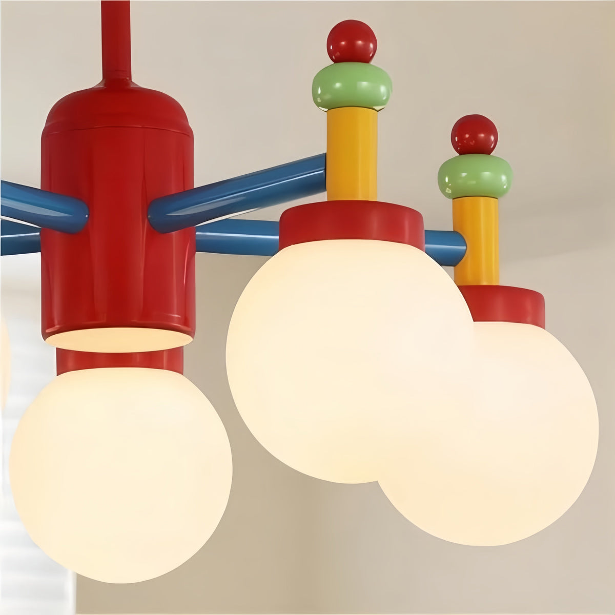 Valentina Memphis Antiguo Mezclar En color Metal Lámparas de Araña Habitación infantil