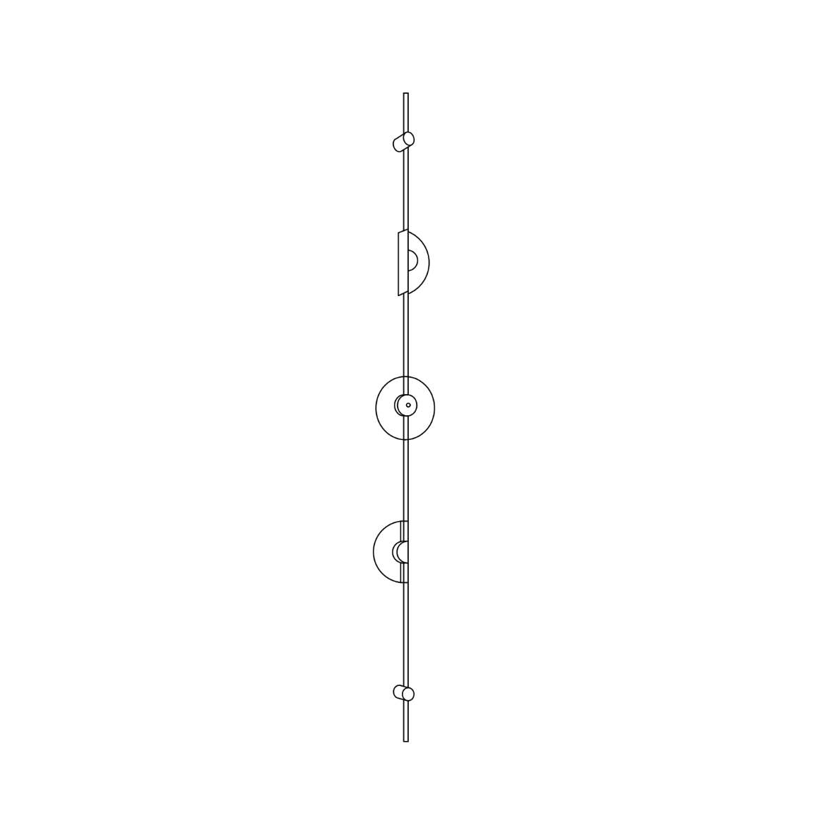 Neron aplique de pared vertical alabastro