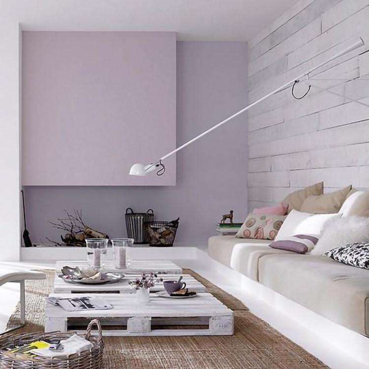 Cid aplique de pared moderno minimalista de brazo largo
