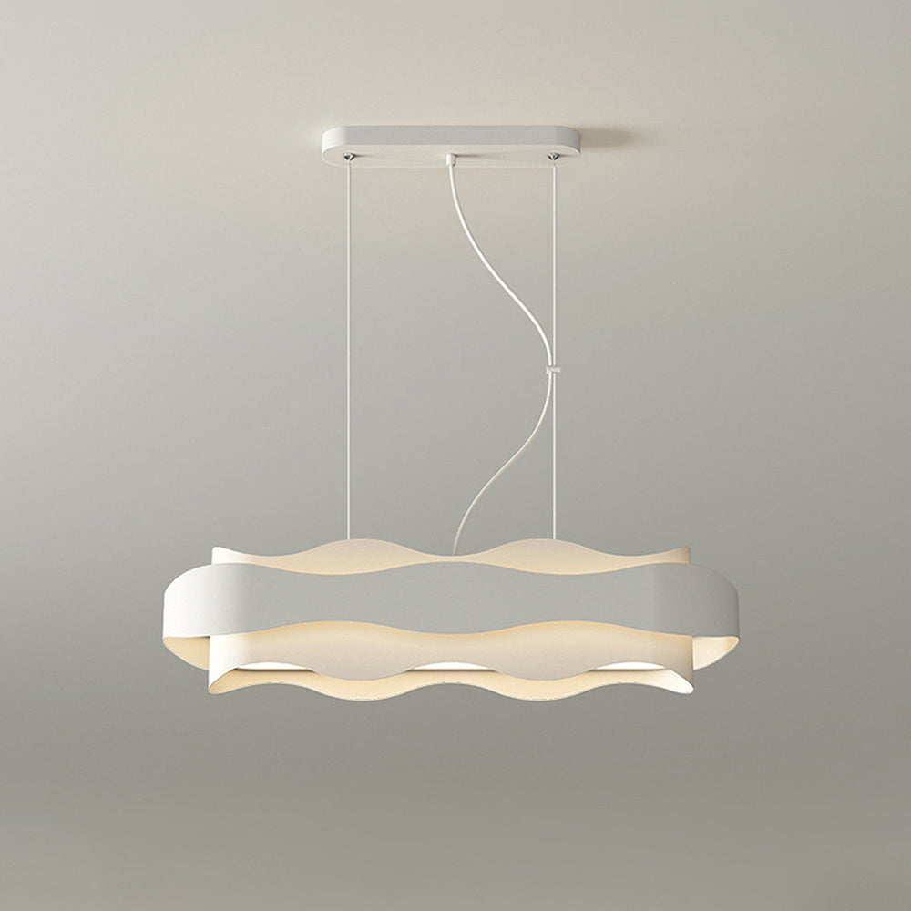 Arisha Moderna Diseño Minimalista Metal Lámpara Colgante Blanca