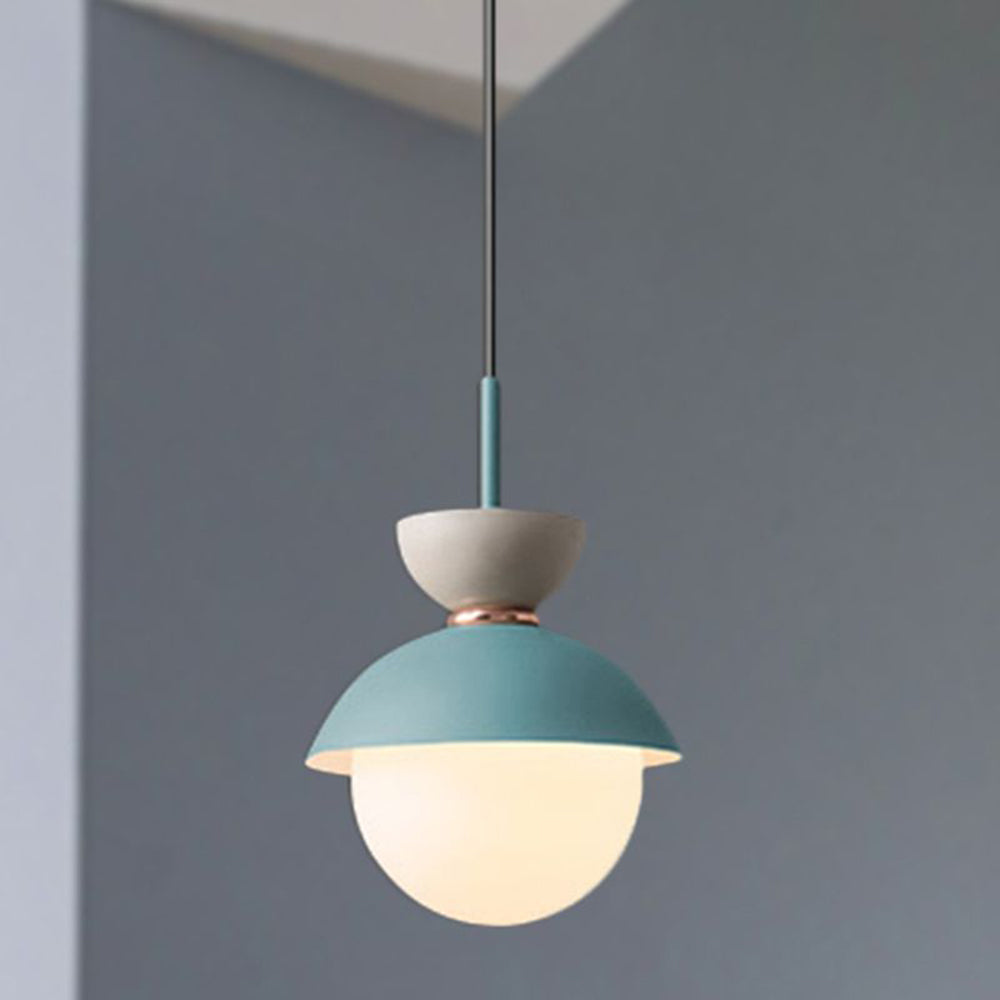 Valentina Lámpara Colgante Nordic Minimalist Globe Rosa/Gris/Azul Claro/Azul Marino
