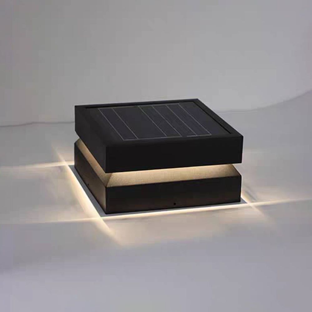 Ray Diseño Lámpara Exterior Cubo Metal Patio Jardín