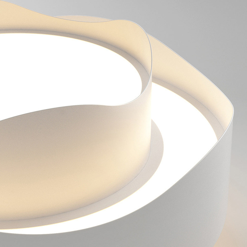 Arisha Moderna Diseño Minimalista Metal Lámpara Colgante Blanca