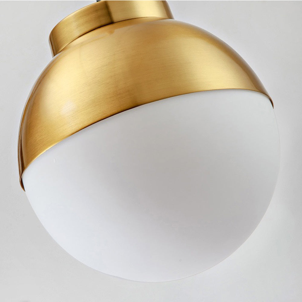 Mira Moderna MInimalista Metal/Vidrio Lámpara de Pie Dorada