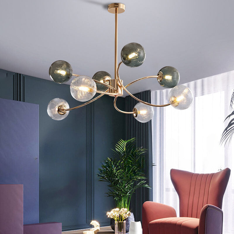 Valentina Moderna LED Lámpara Colgante Metal/Vidrio Salón/Comedor
