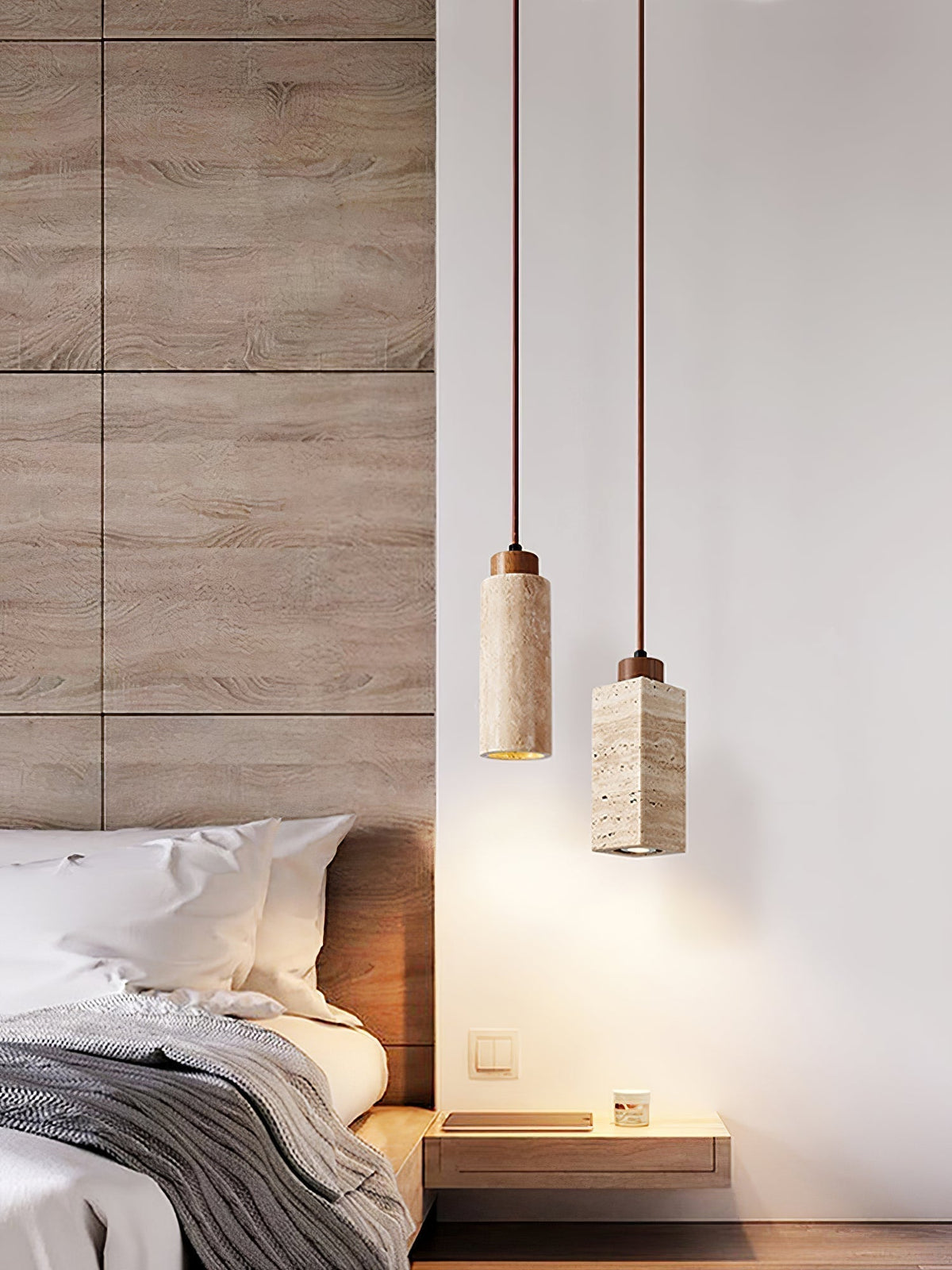 Avloris Lámpara Colgante Travertino Contemporáneo Iluminación