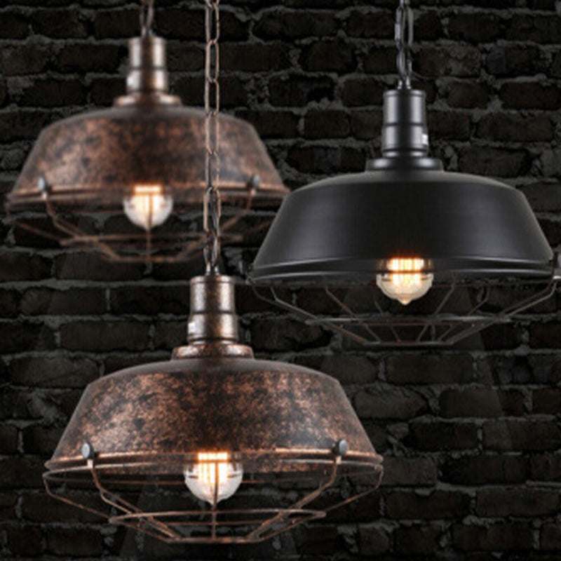 Silva Industrial Domo Metal Lámpara Colgante