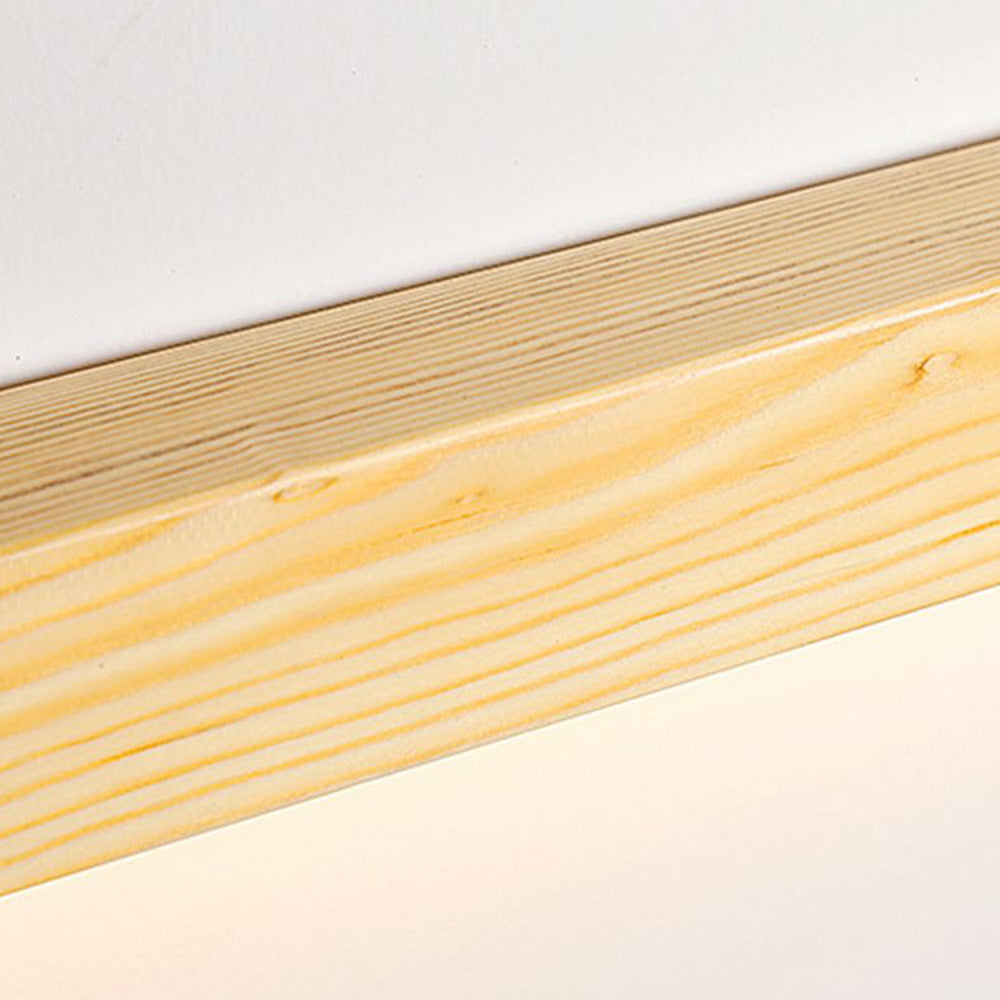 Muto Lámpara de Pared Lineal de Madera
