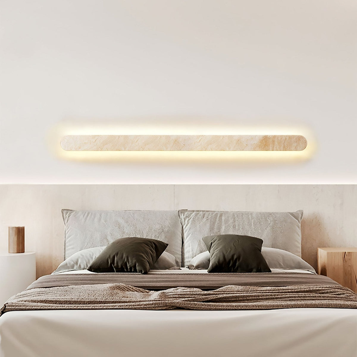 Elraee aplique de pared travertino