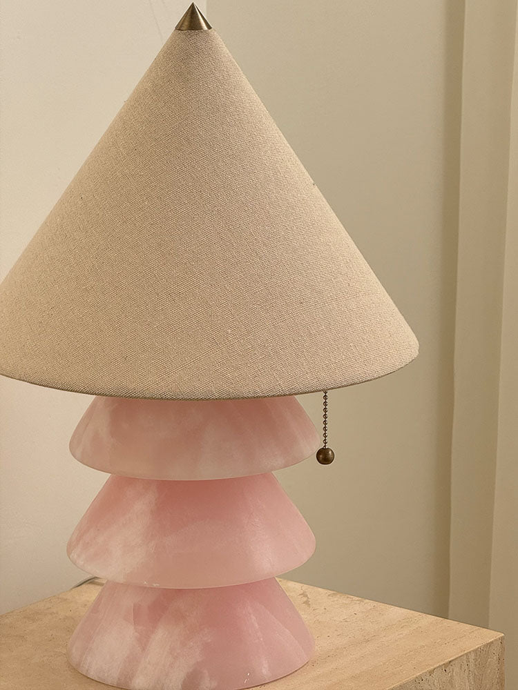 Pyramid lámpara de mesa de mármol