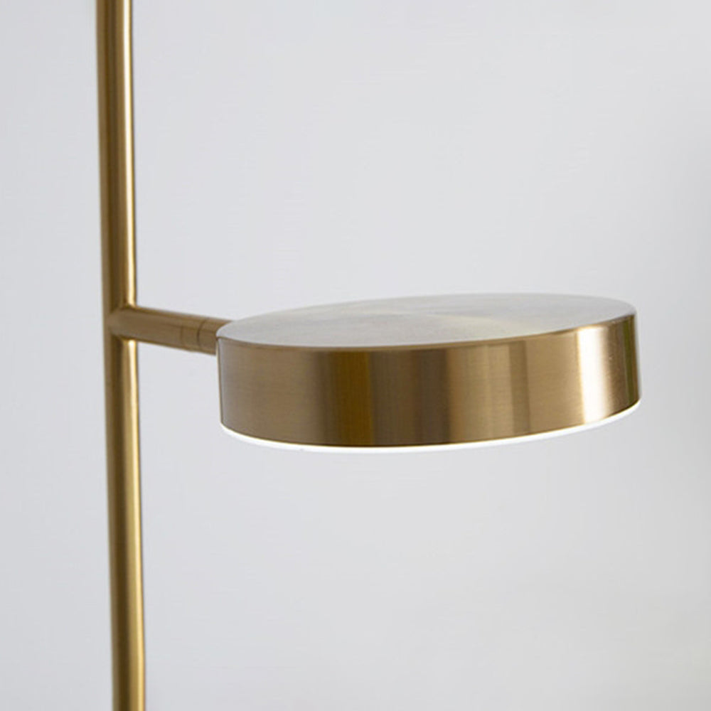 Mira Moderna Minimalista Metal Lámpara de Pie Dorada