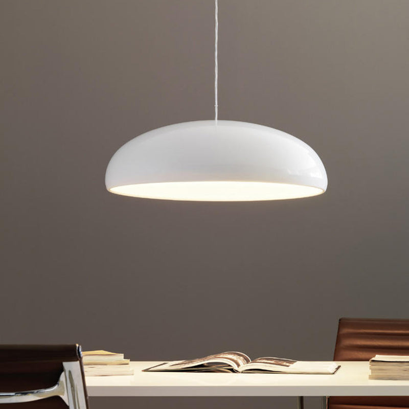Arisha Nordica Doma Metal/Acrílico Lámpara Colgante Negra/Blanca