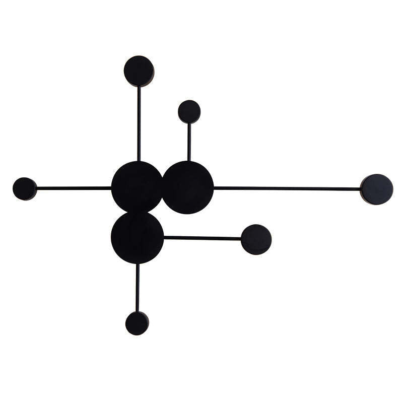 Arisha Moderno Multiple Metal Aplique de Pared Negro