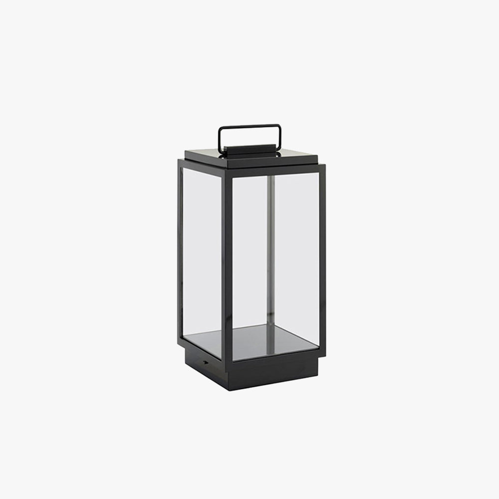 Ray Minimalista Rectangular Cable Lámpara De Pie Exterior