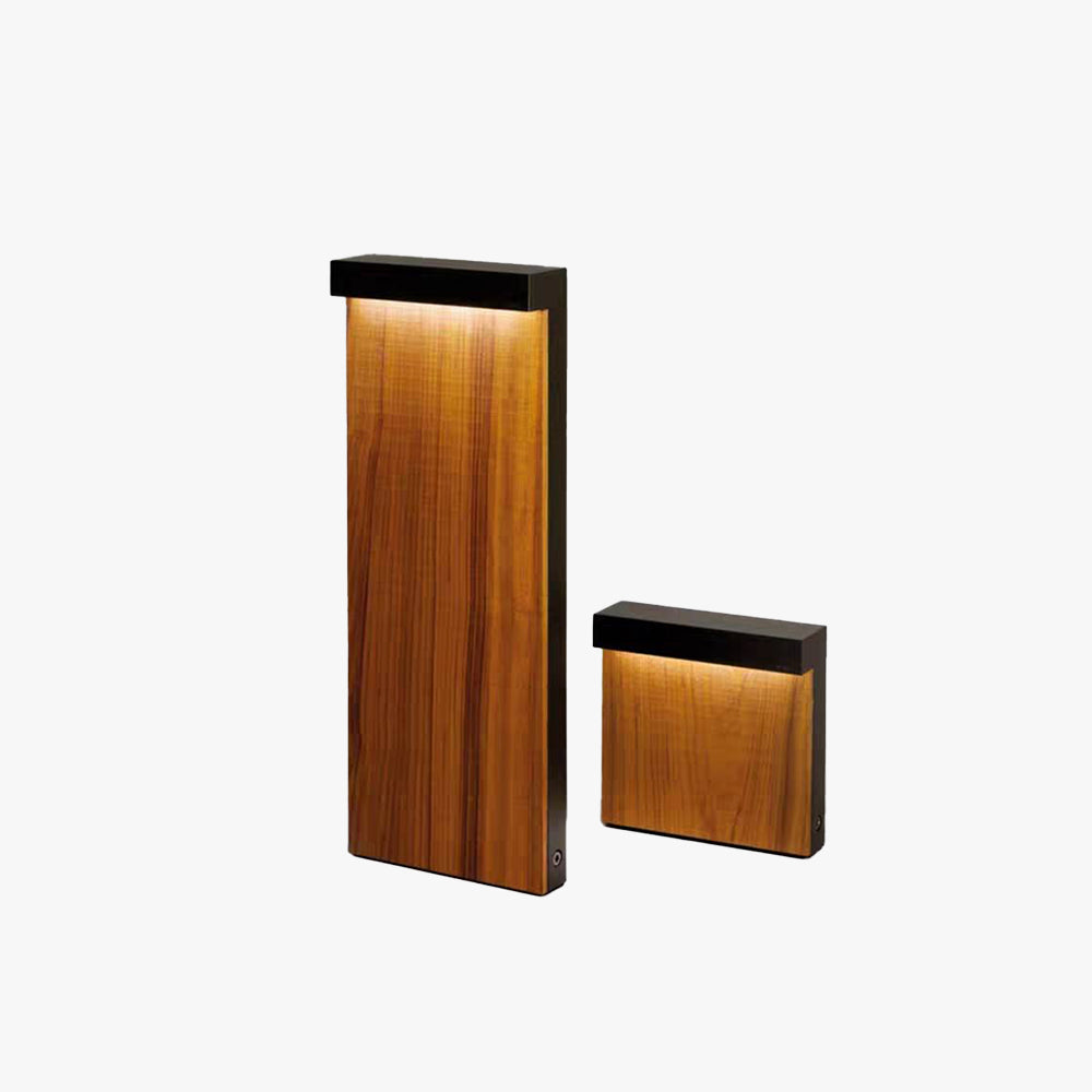Ray Moderno Rectangular Cuadrado Metal Lámpara Exterior
