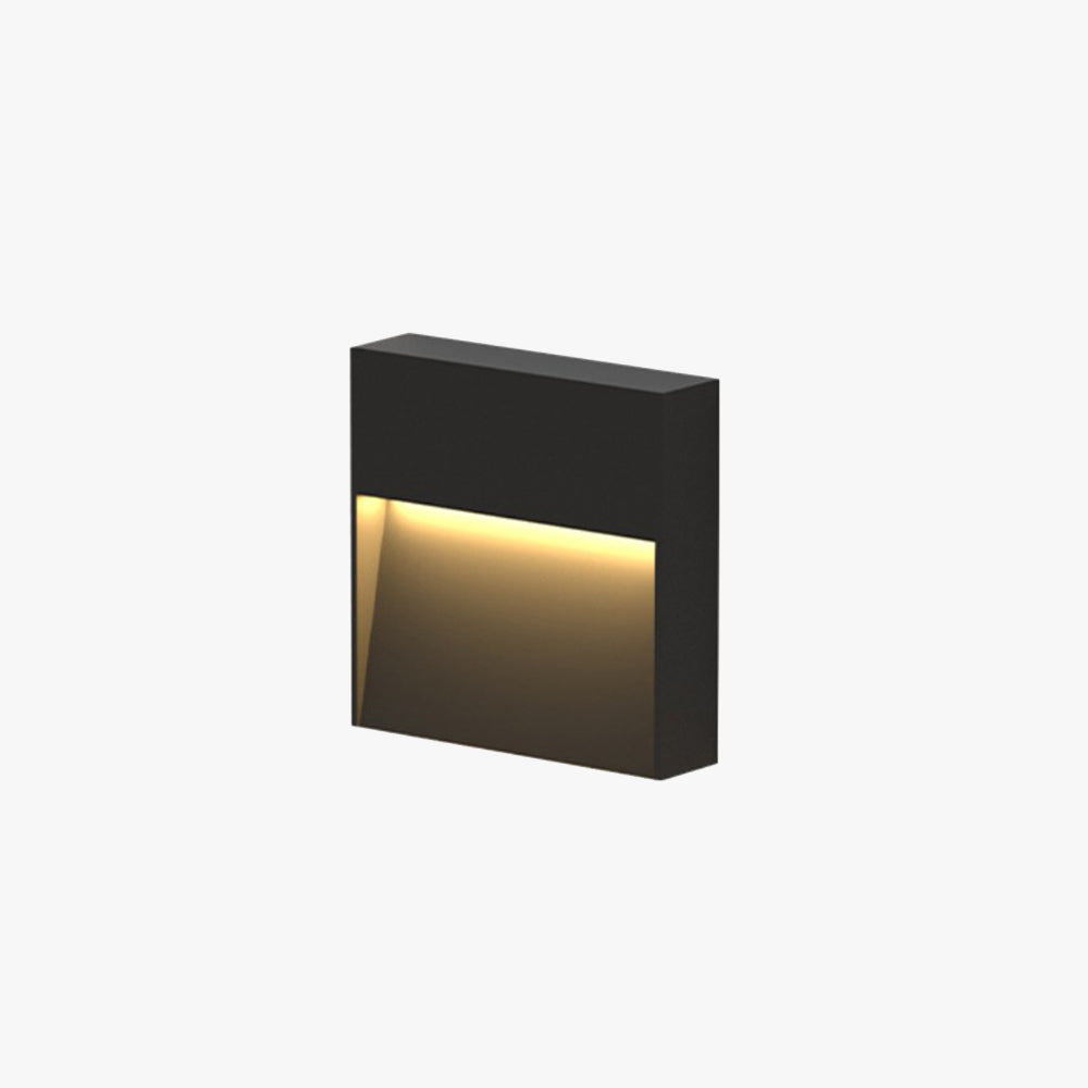 Ray Moderna Metal Rectangular Aplique Exterior Jardín Balcón
