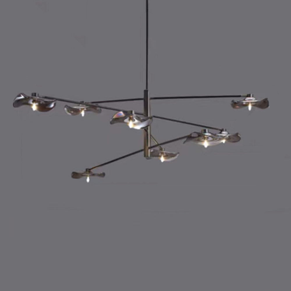 Arisha Moderna Decorativa Metal/Vidrio Lámpara Colgante Transparente/Multicolor