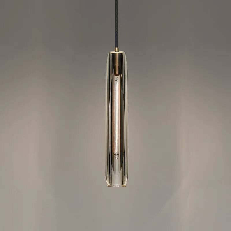 Arisha Moderna Minimalista Tubo Vidrio/Metal Lámpara Colgante