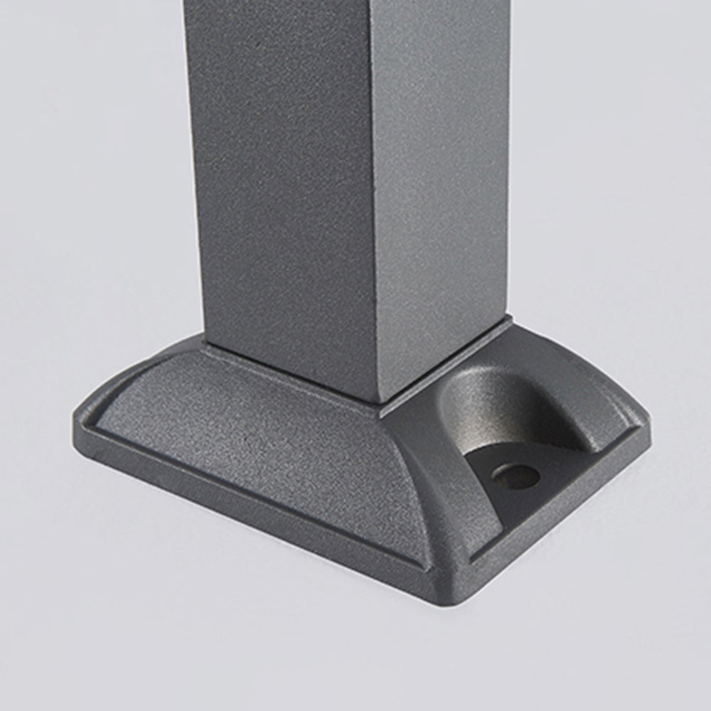 Ray Moderna Lámpara Exterior Rectangular Metal Patio