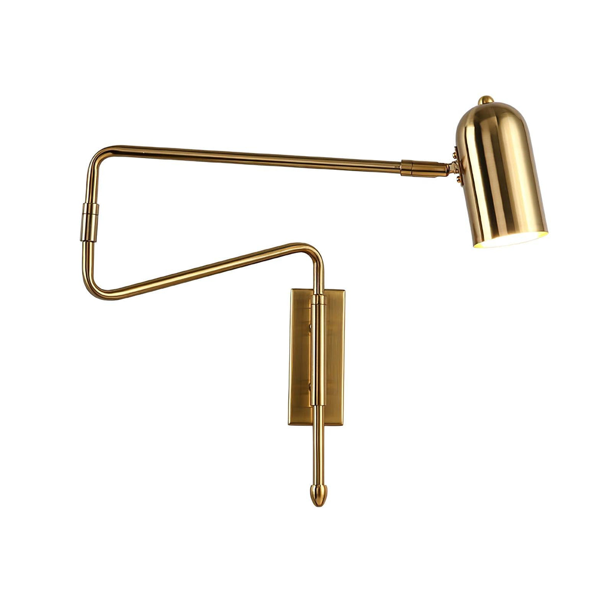 Nox aplique de pared regulable con brazo enchufe enchufable